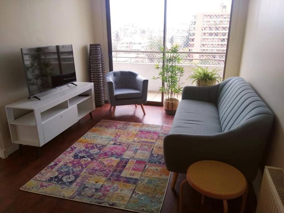 Departamento Nuevo En Excelente Barrio De Providencia Appartement Santiago Buitenkant foto