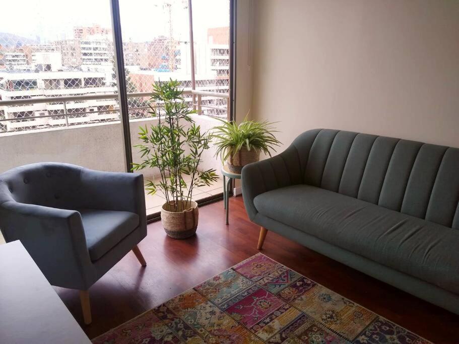 Departamento Nuevo En Excelente Barrio De Providencia Appartement Santiago Buitenkant foto